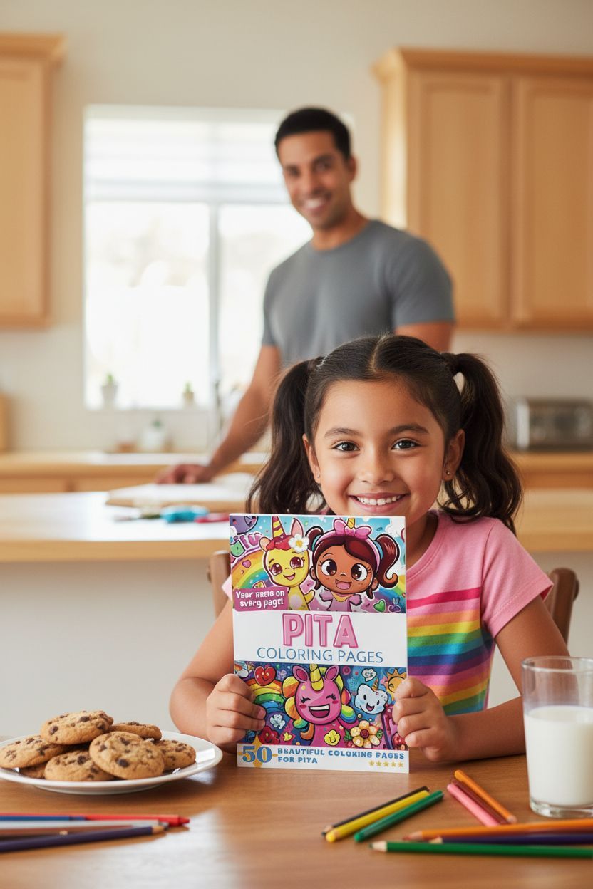 Pita personal coloring pages