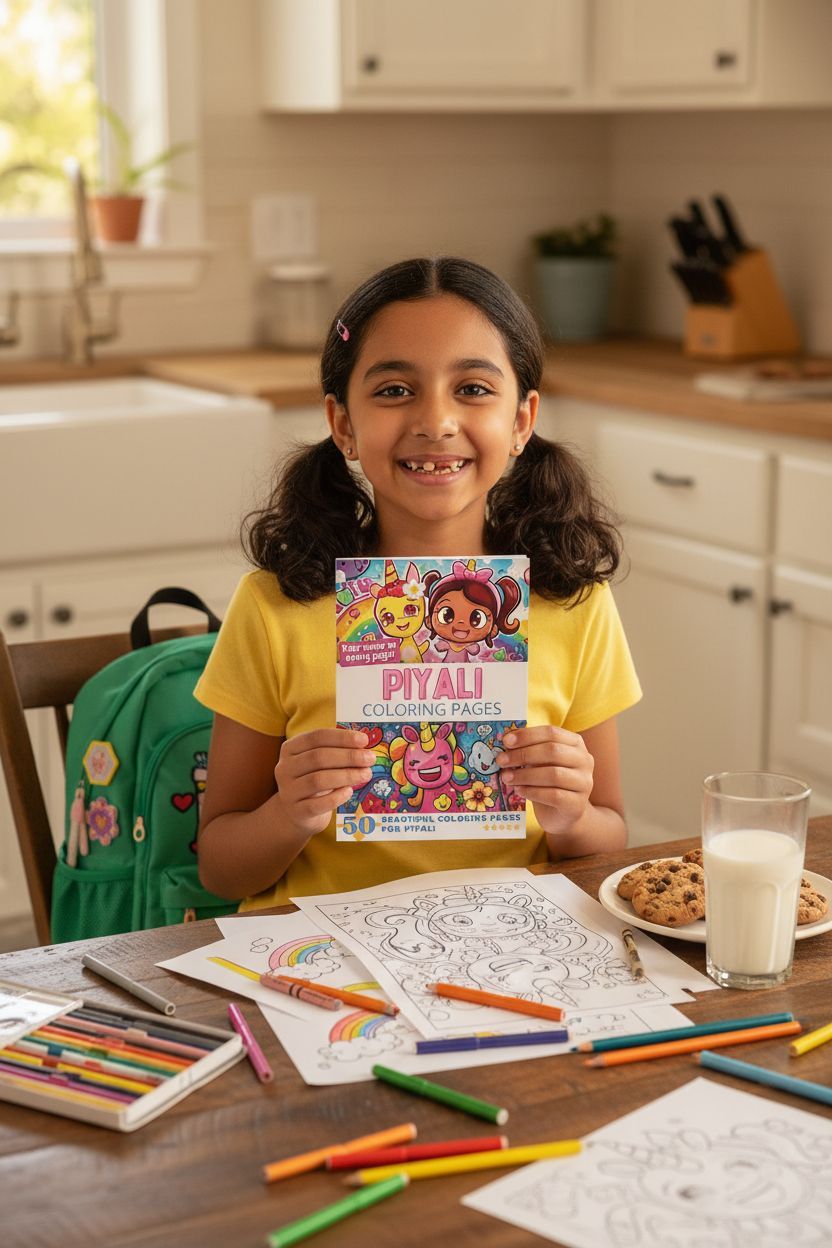 Piyali personal coloring pages