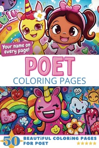 Poet Coloring Book Cover