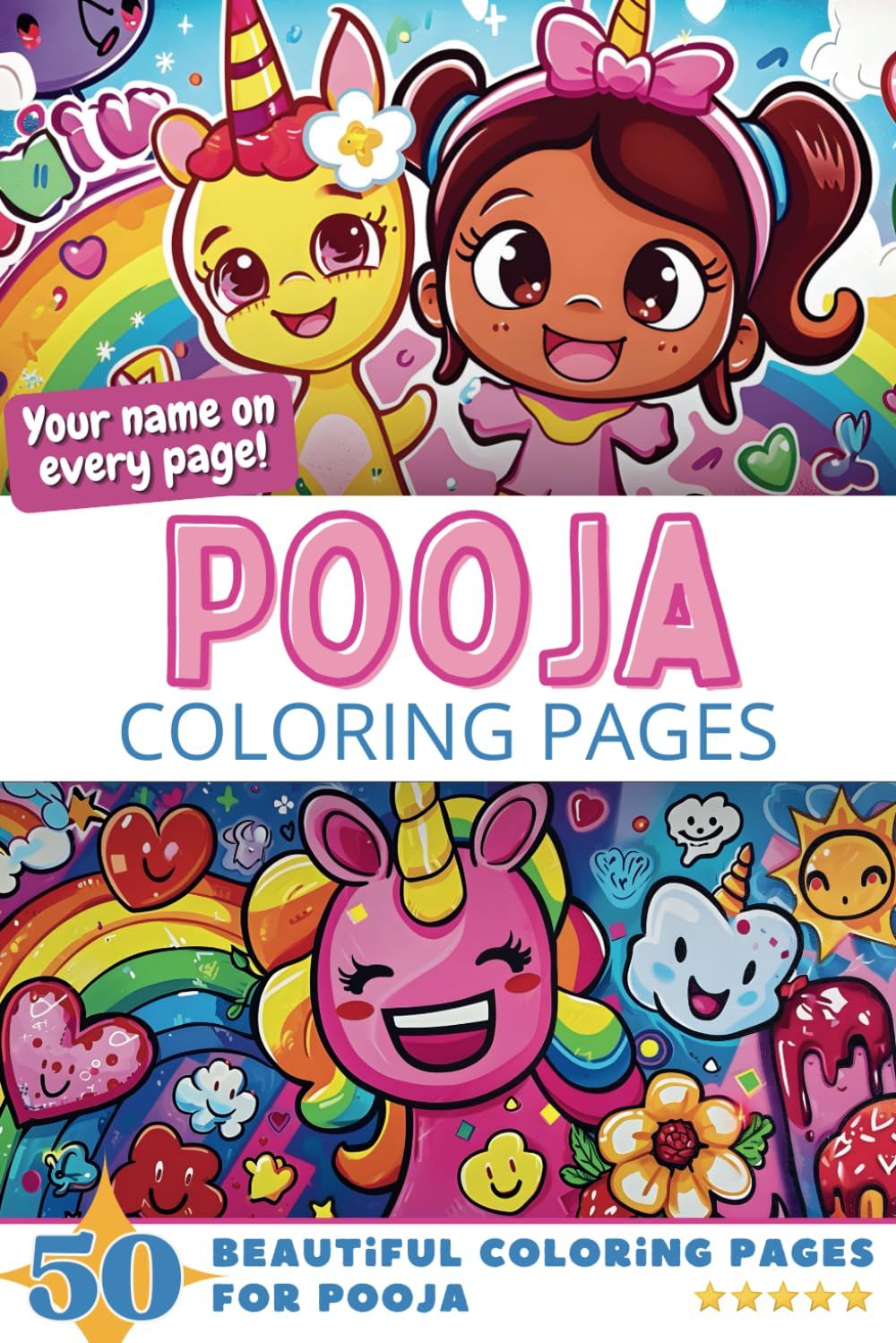 Pooja Coloring Book Cover