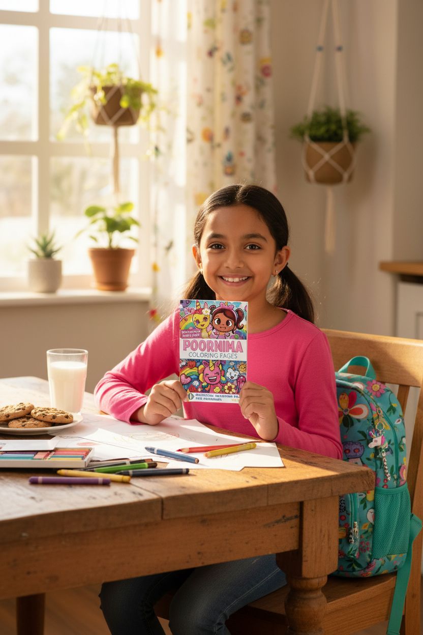 Poornima personal coloring pages