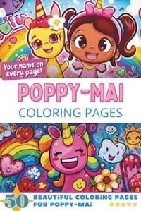 Poppy-Mai Coloring Book Cover