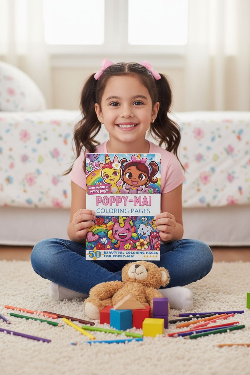 Poppy-Mai personal coloring pages