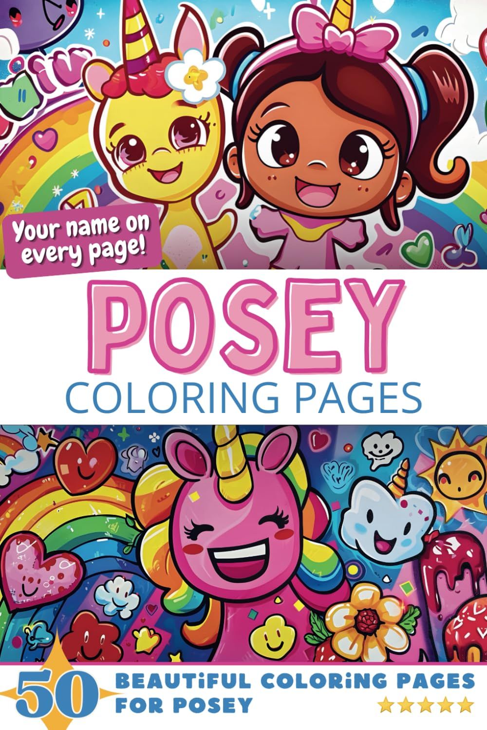 Posey Coloring Pages Cover
