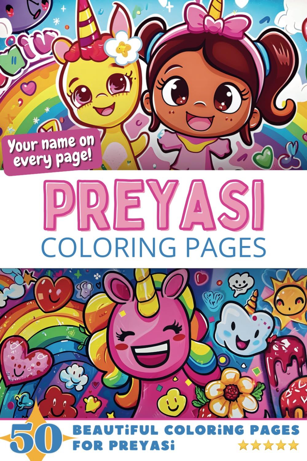 Preyasi Coloring Book Cover