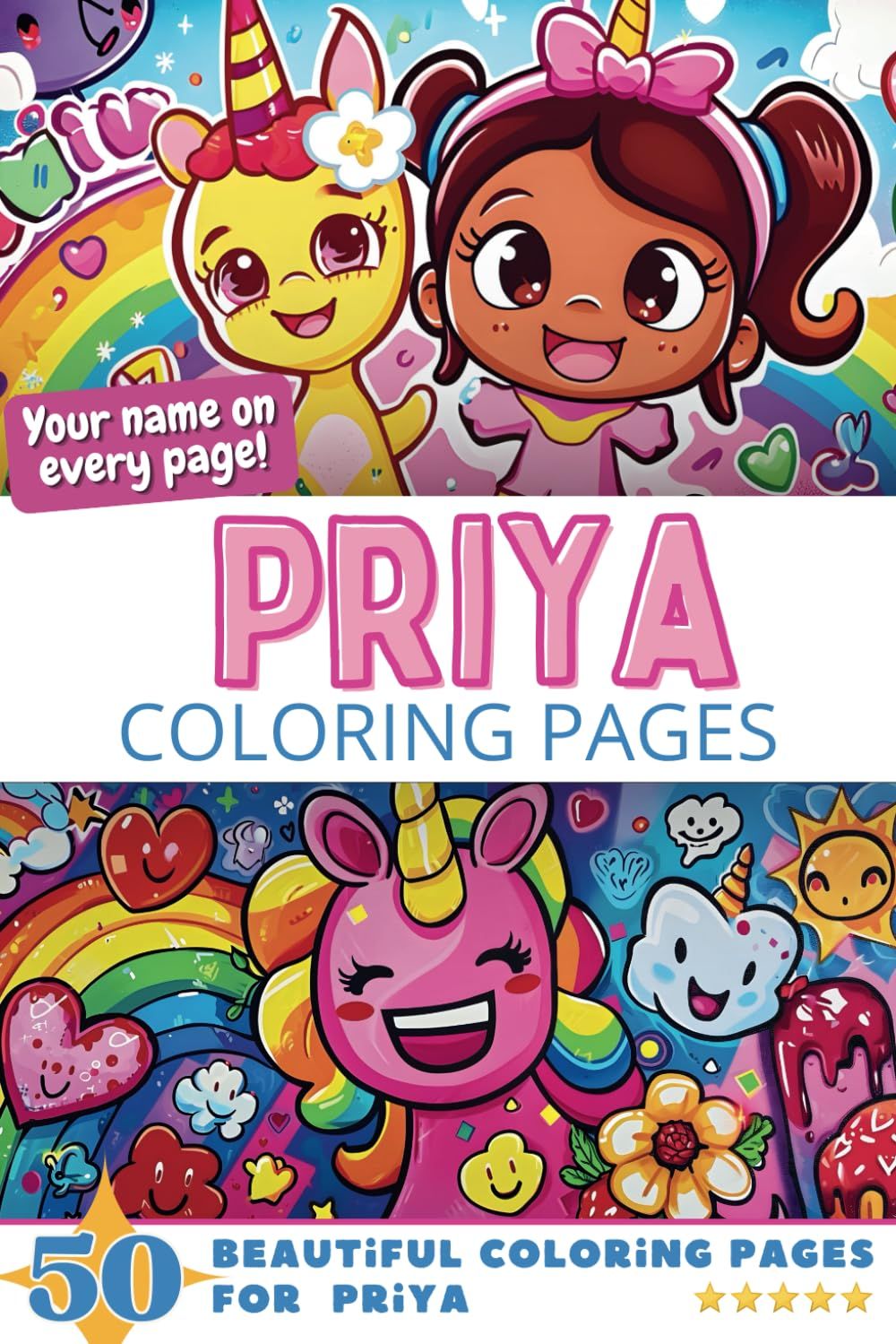 Priya Coloring Pages Cover