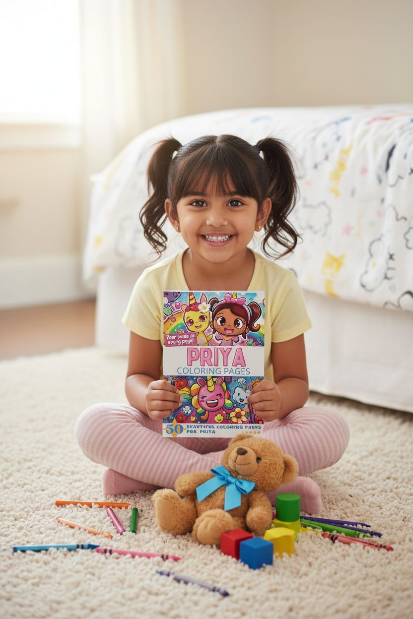 Priya personal coloring pages