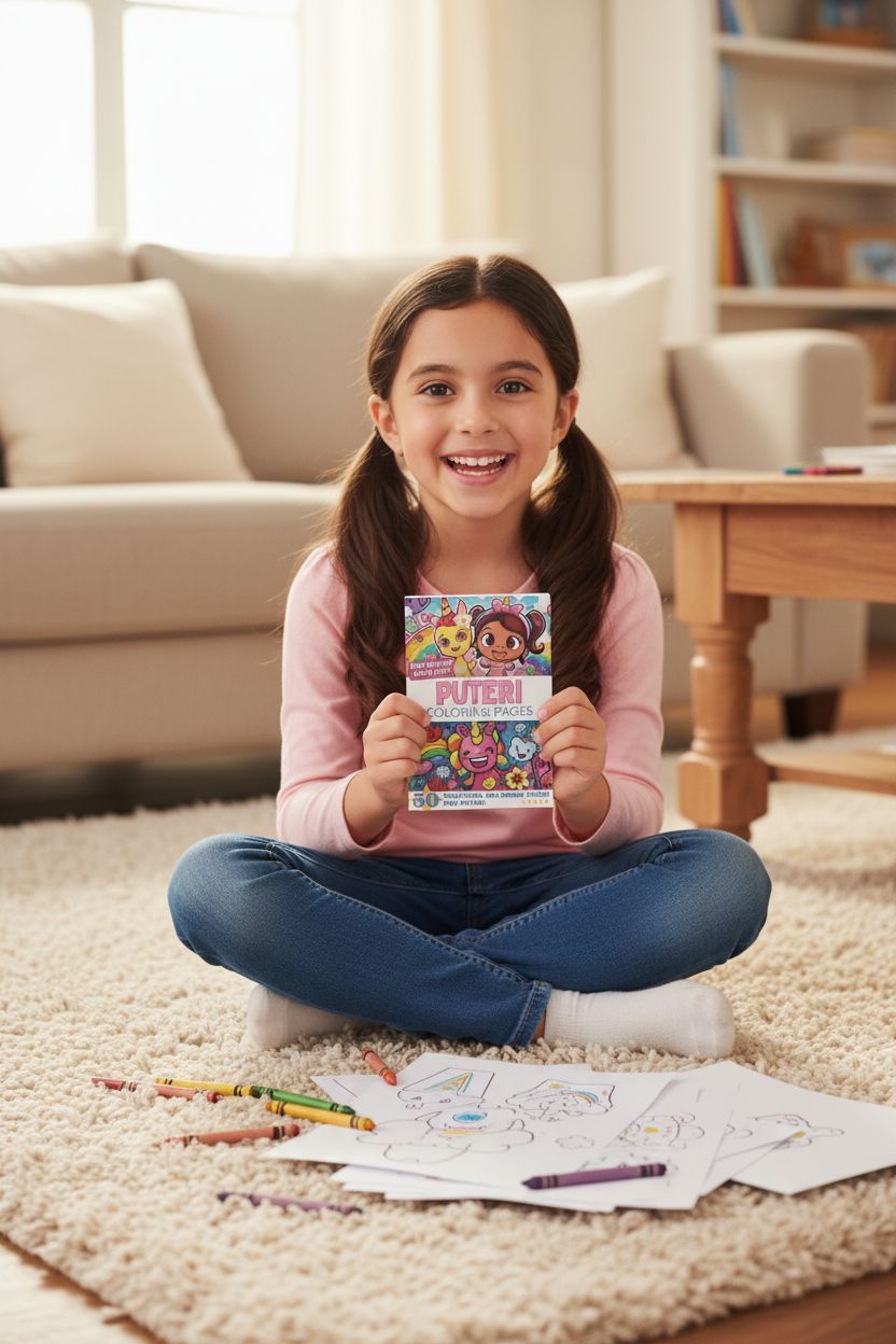 Puteri personal coloring pages