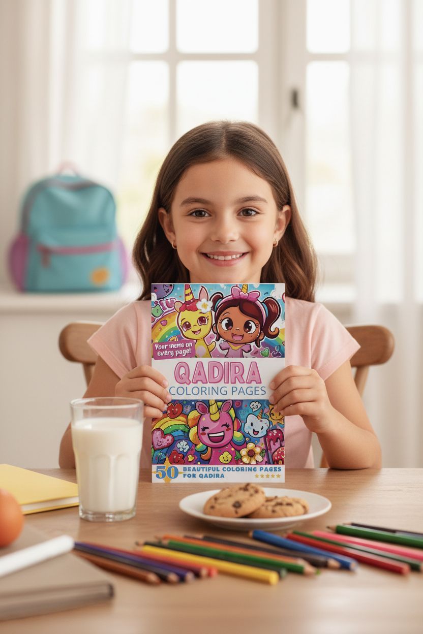 Qadira personal coloring pages