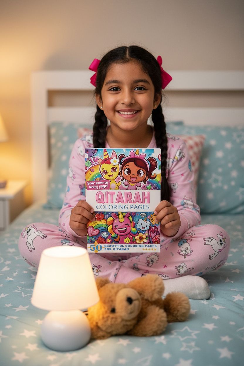 Qitarah personal coloring pages