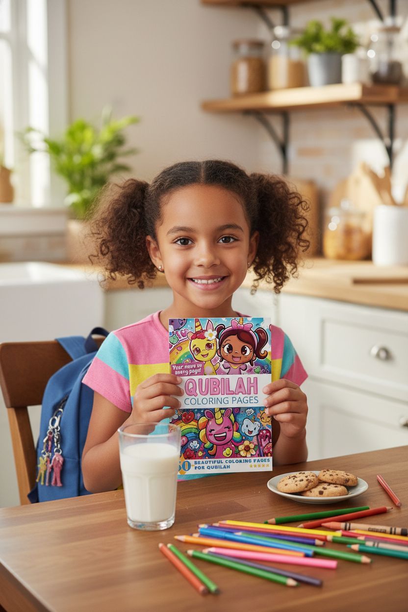 Qubilah personal coloring pages