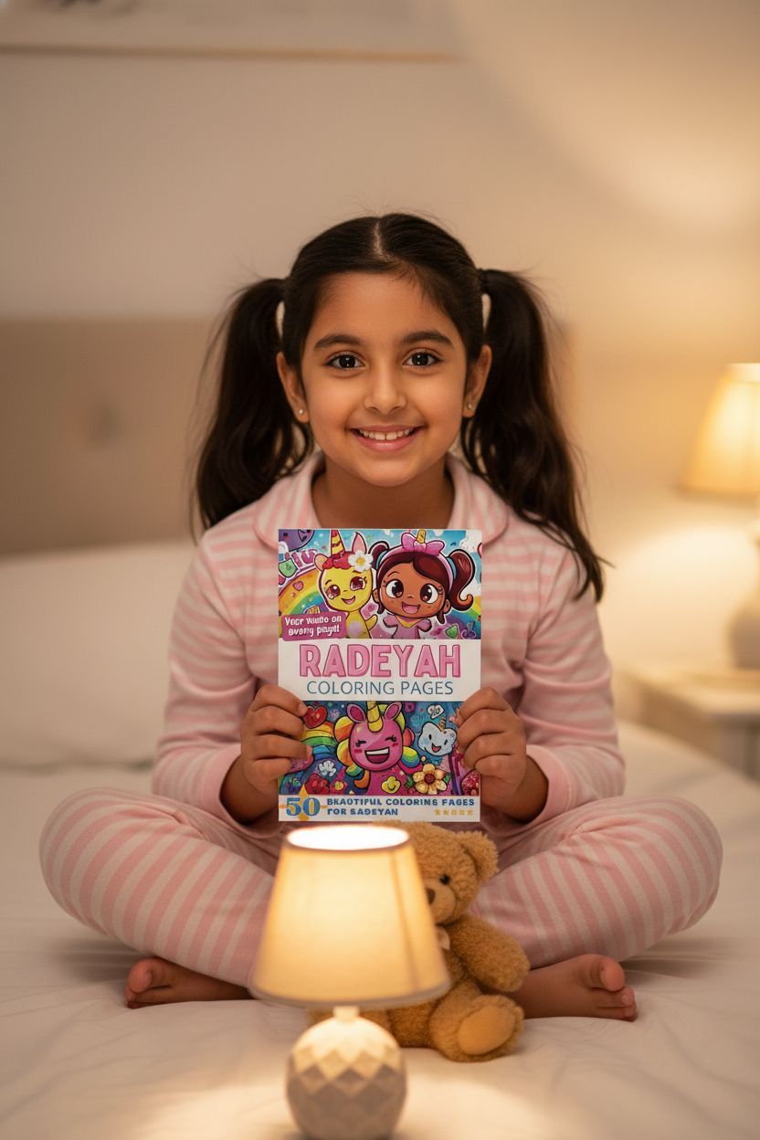 Radeyah personal coloring pages