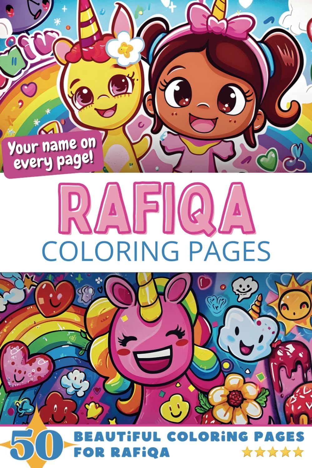 Rafiqa Coloring Book Cover