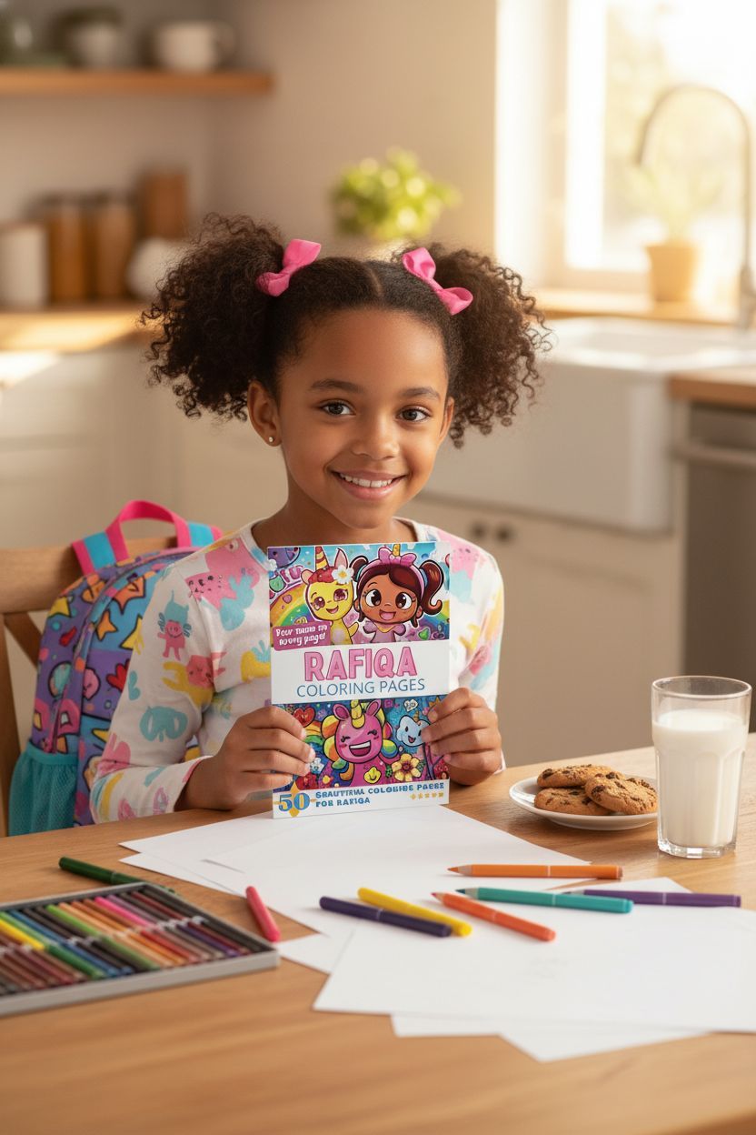 Rafiqa personal coloring pages