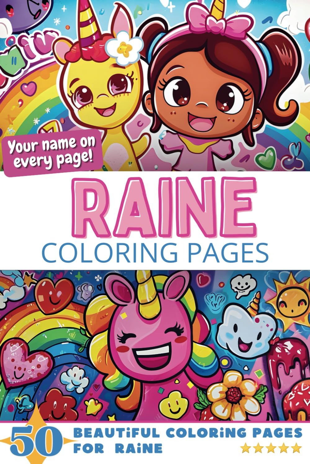 Raine Coloring Pages Cover