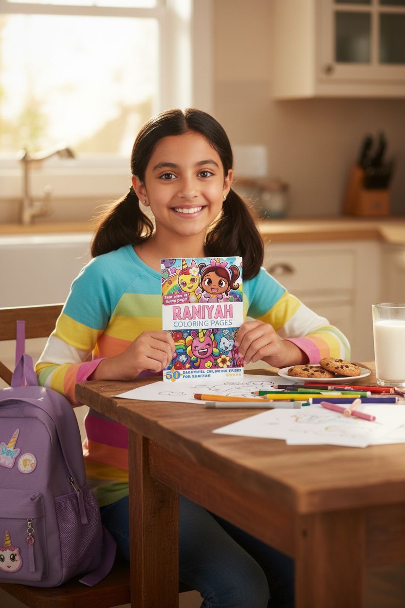 Raniyah personal coloring pages