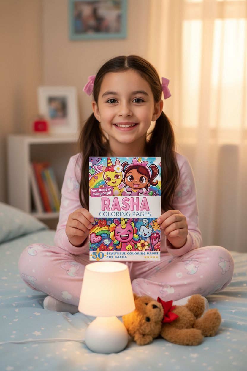 Rasha personal coloring pages