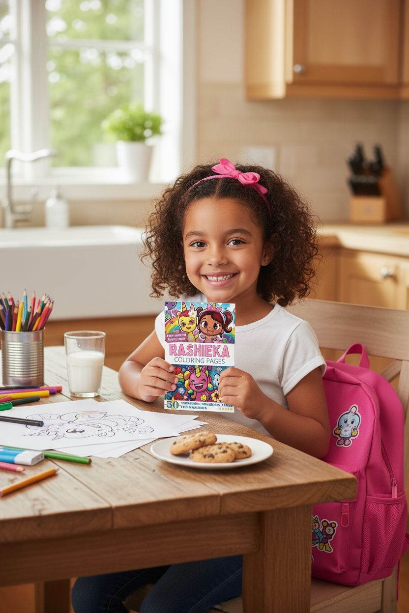 Rashieka personal coloring pages