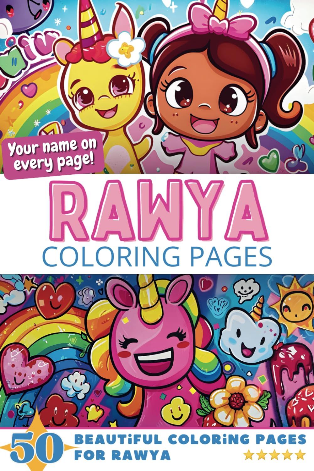 Rawya Coloring Book Cover