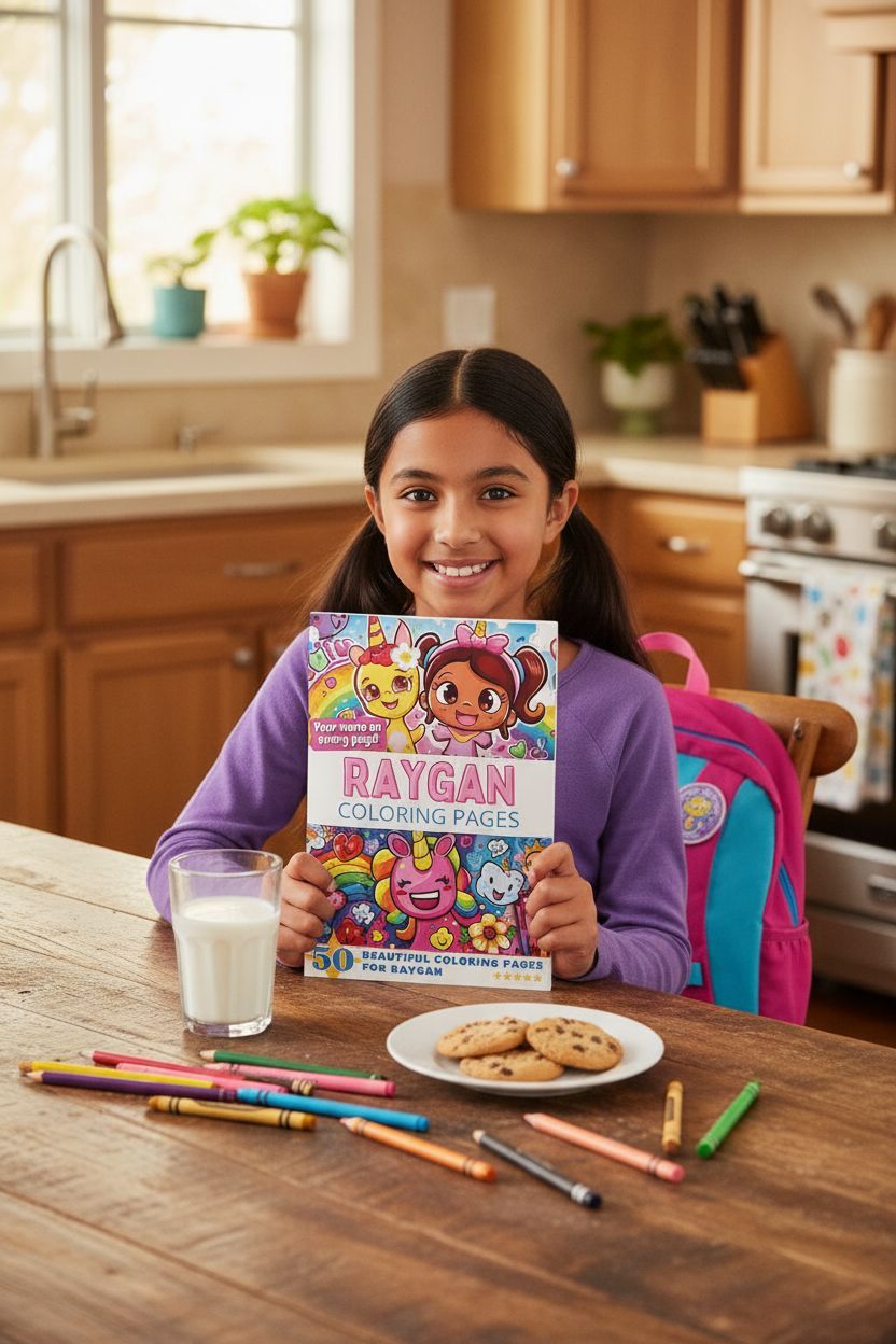 Raygan personal coloring pages