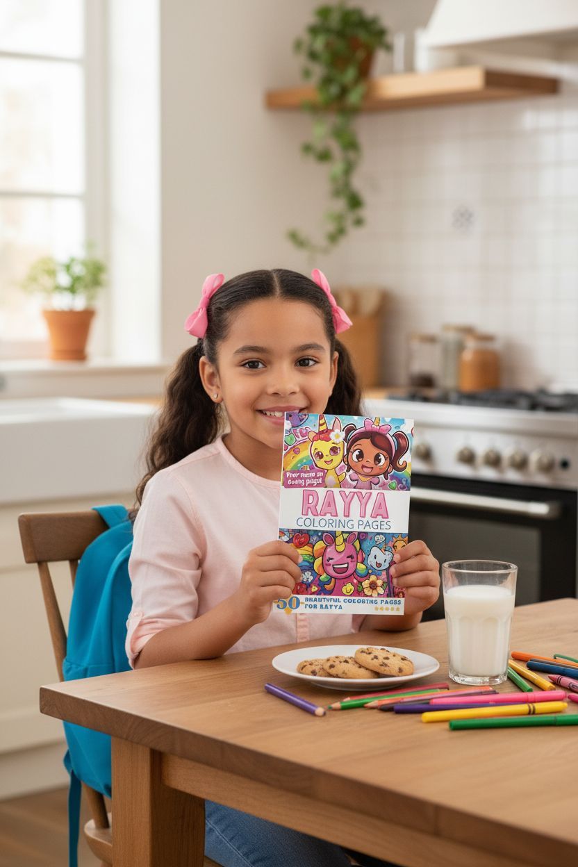 Rayya personal coloring pages