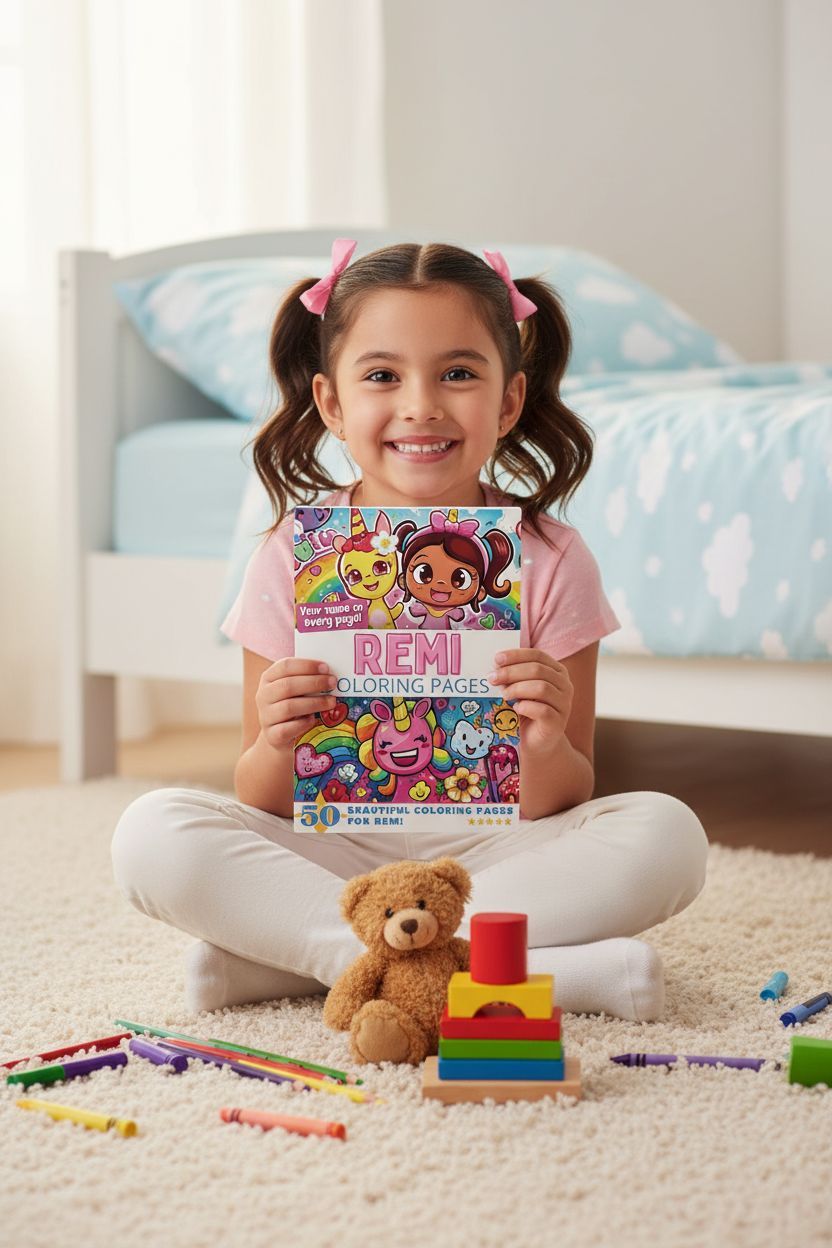 Remi personal coloring pages