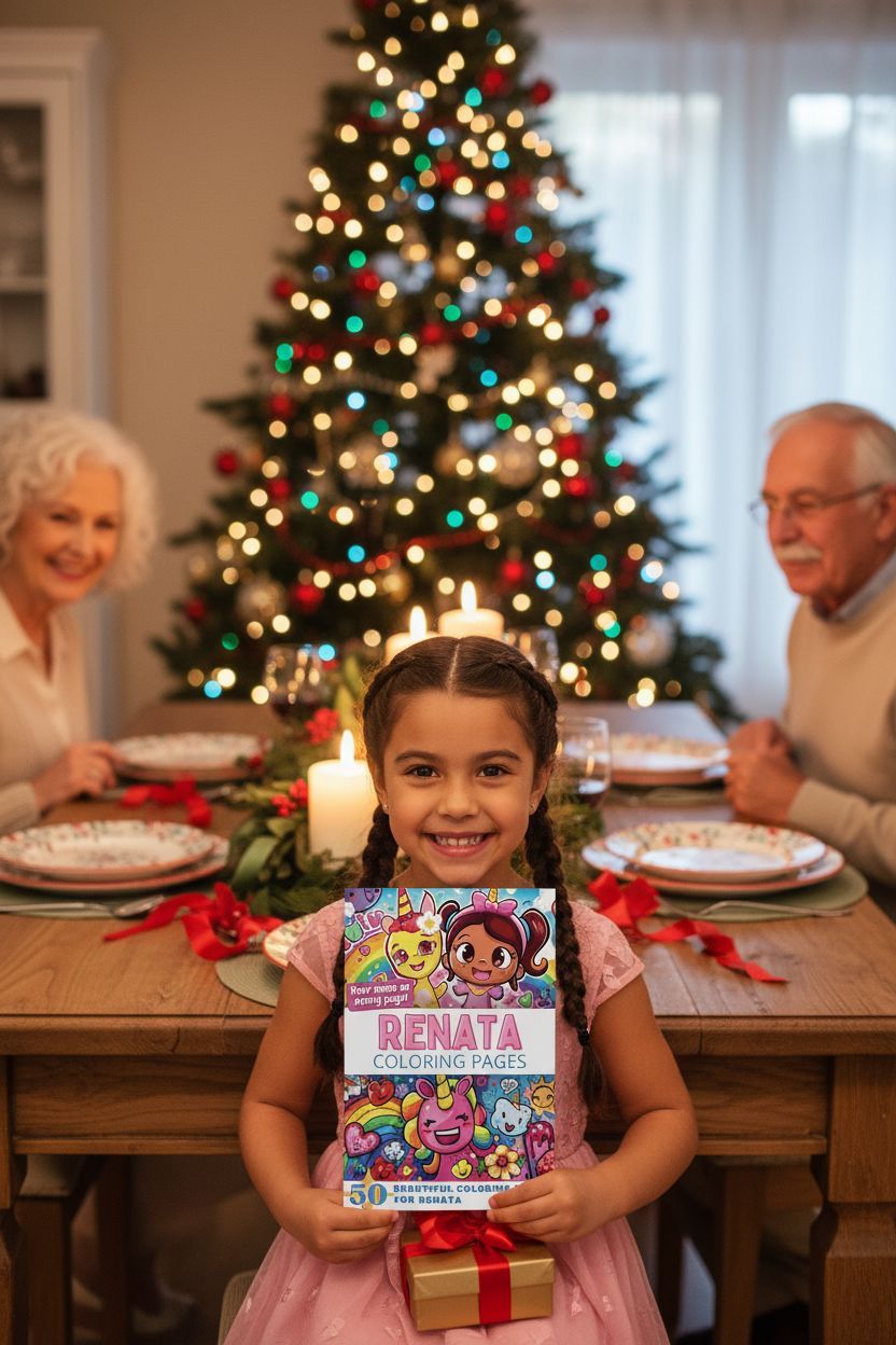 Renata Christmas coloring pages gift