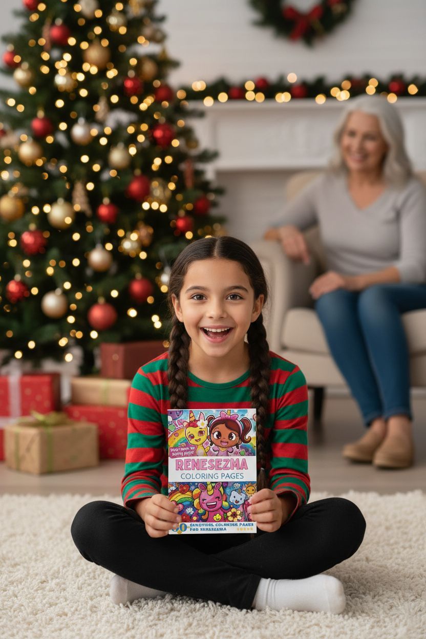 Renesezma Christmas coloring pages gift