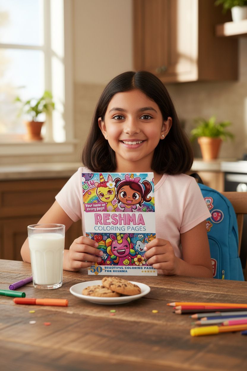 Reshma personal coloring pages