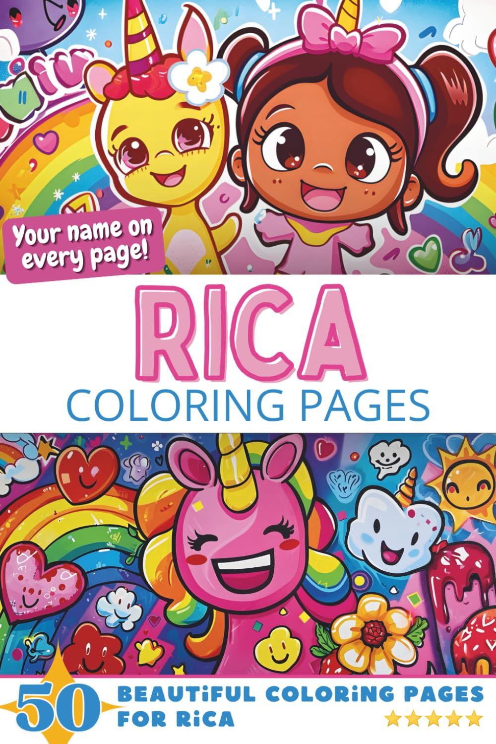 Rica Coloring Book Cover