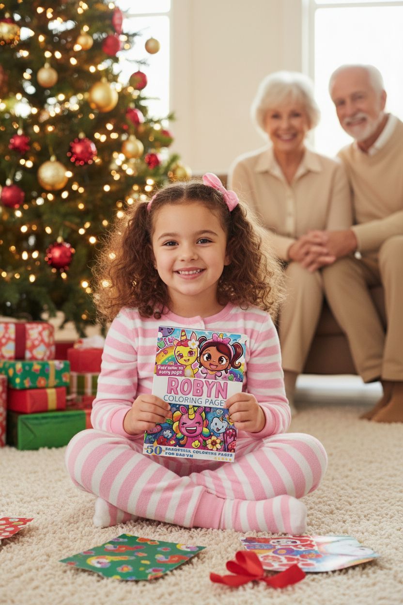 Robyn Christmas coloring pages gift