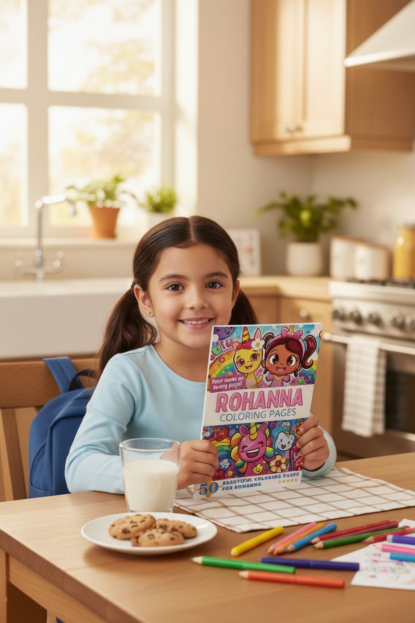 Rohanna personal coloring pages