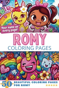 Romy Coloring Book Cover