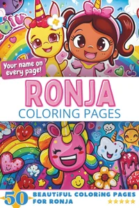 Ronja Coloring Book Cover