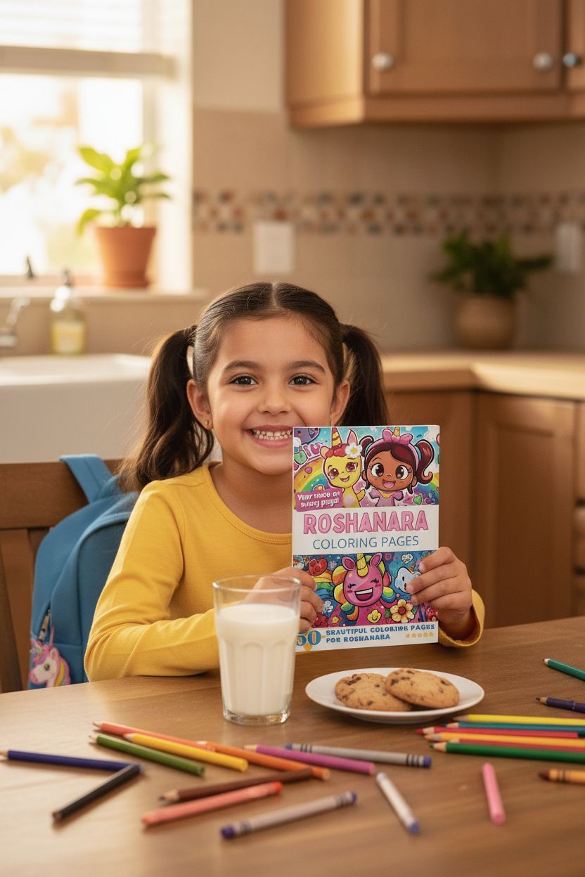 Roshanara personal coloring pages