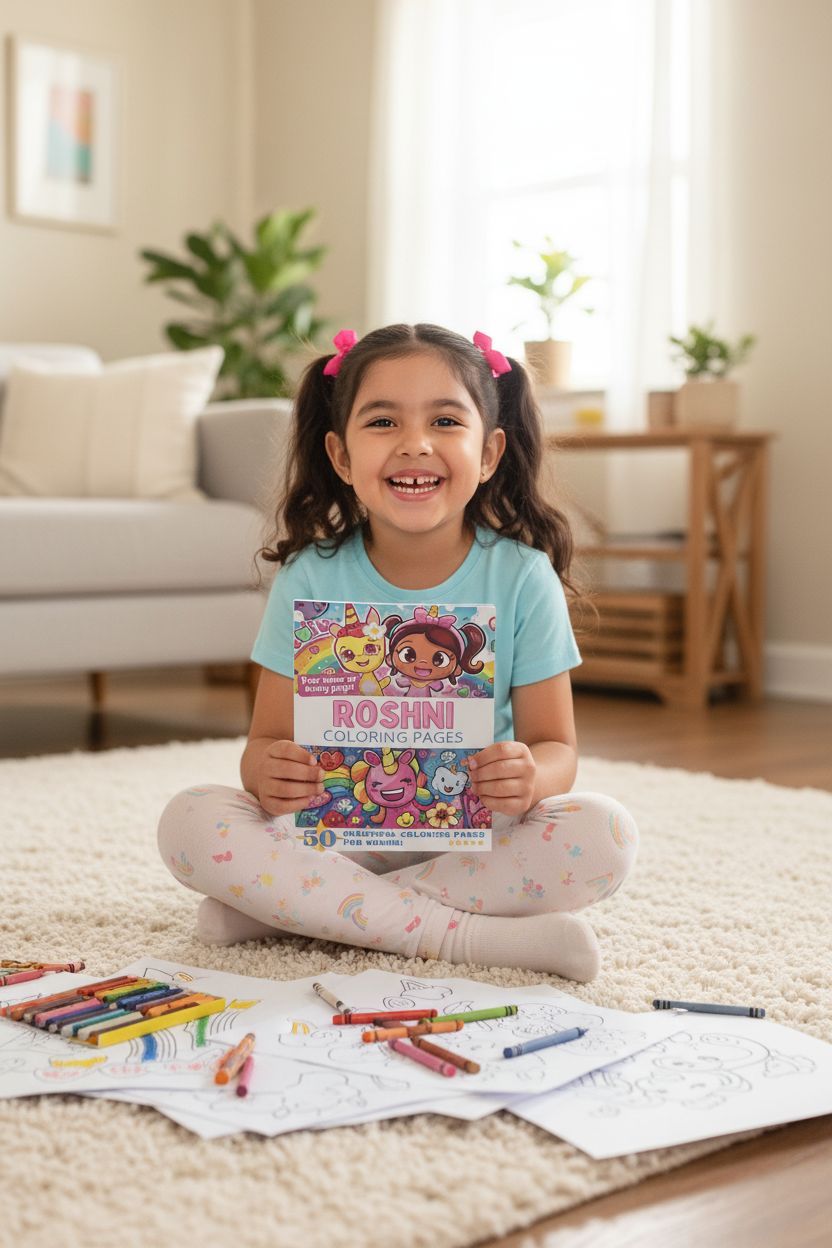 Roshni personal coloring pages