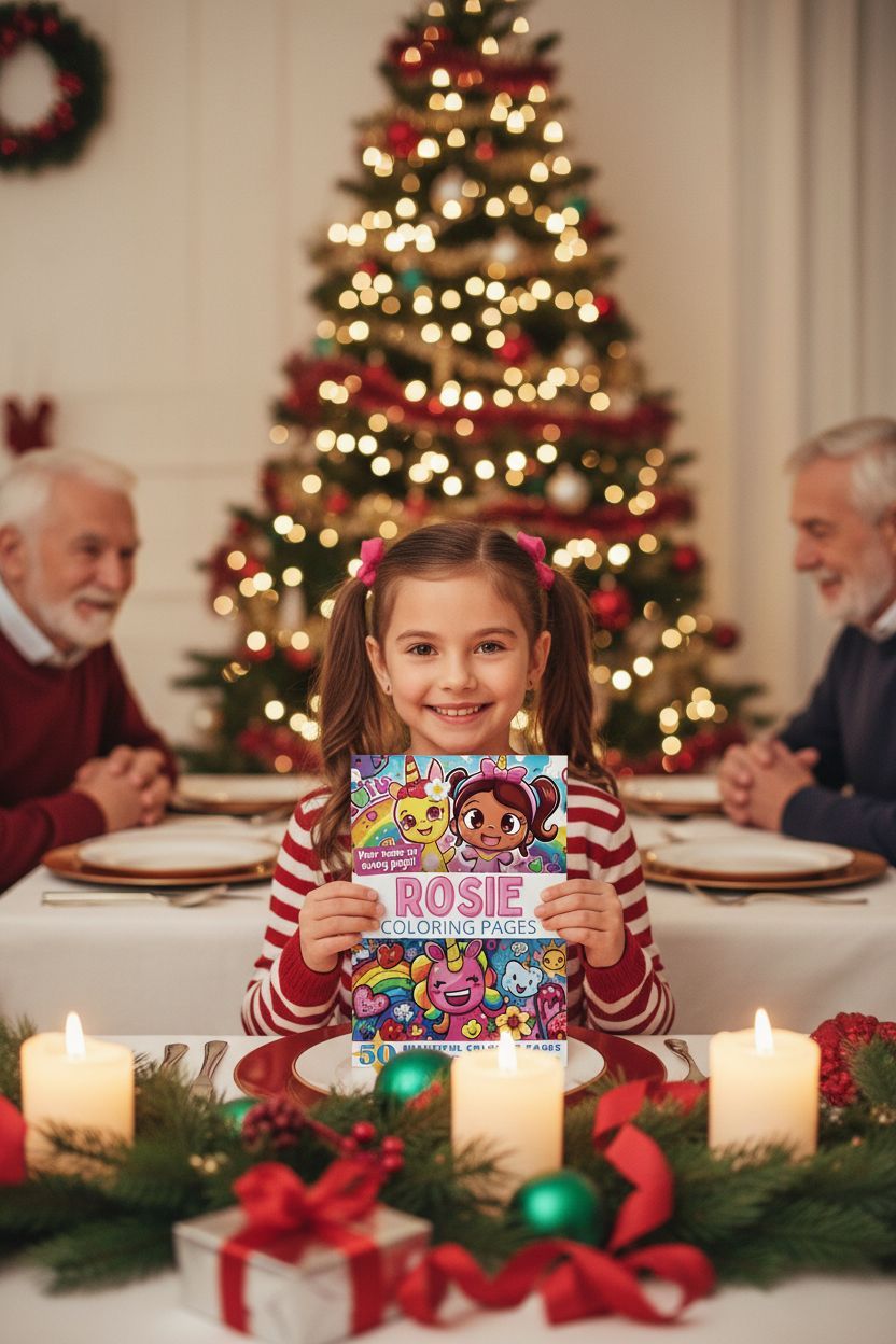 Rosie Christmas coloring pages gift