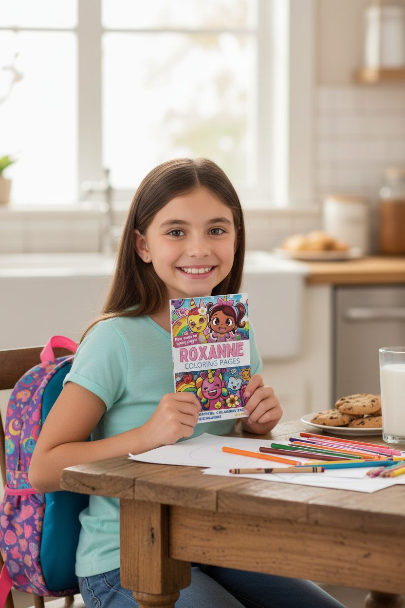 Roxanne personal coloring pages