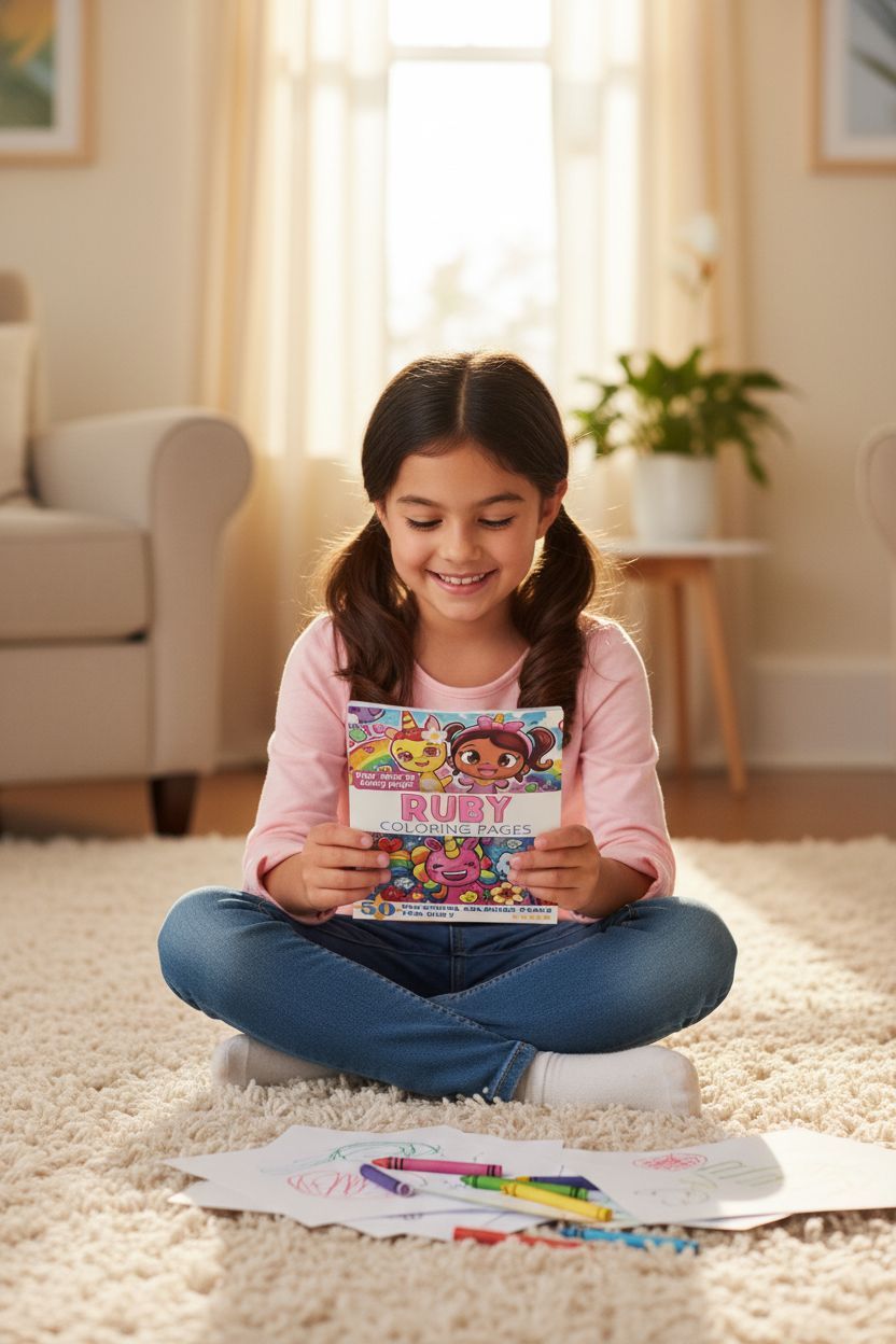 Ruby personal coloring pages