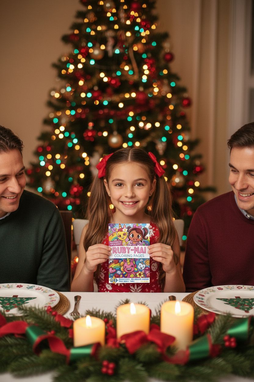 Ruby-Mai Christmas coloring pages gift