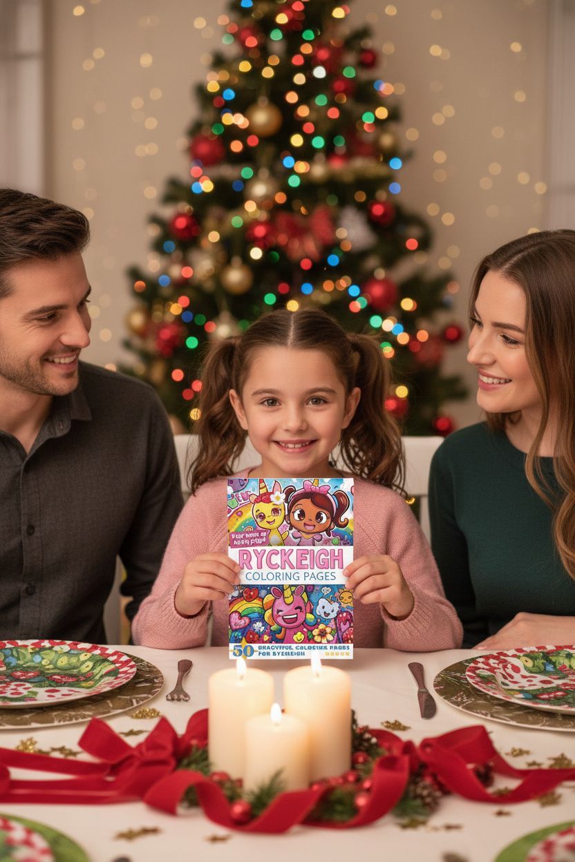 Ryckeigh Christmas coloring pages gift