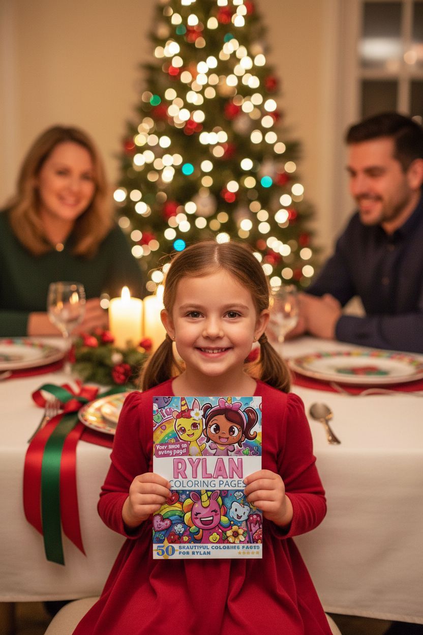 Rylan Christmas coloring pages gift