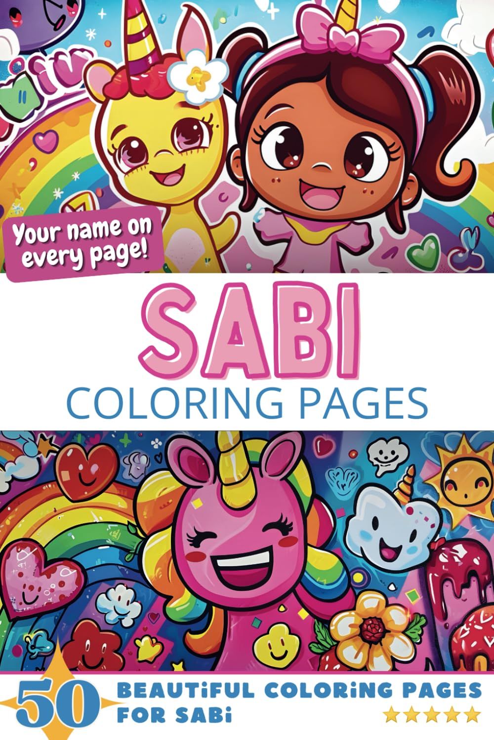Sabi Coloring Book Cover