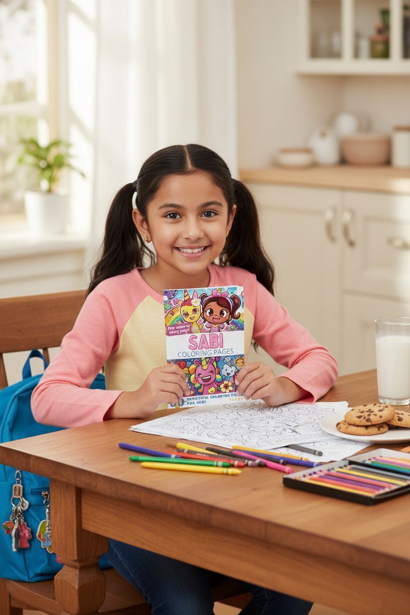 Sabi personal coloring pages