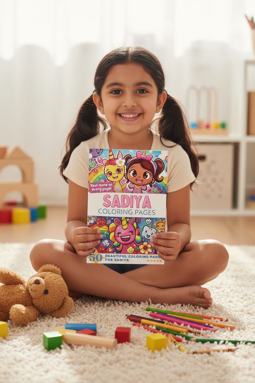 Sadiya personal coloring pages