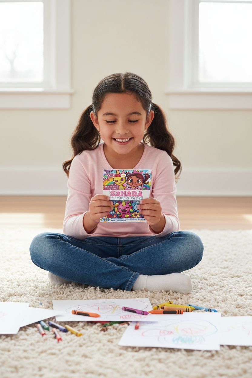 Sahara personal coloring pages