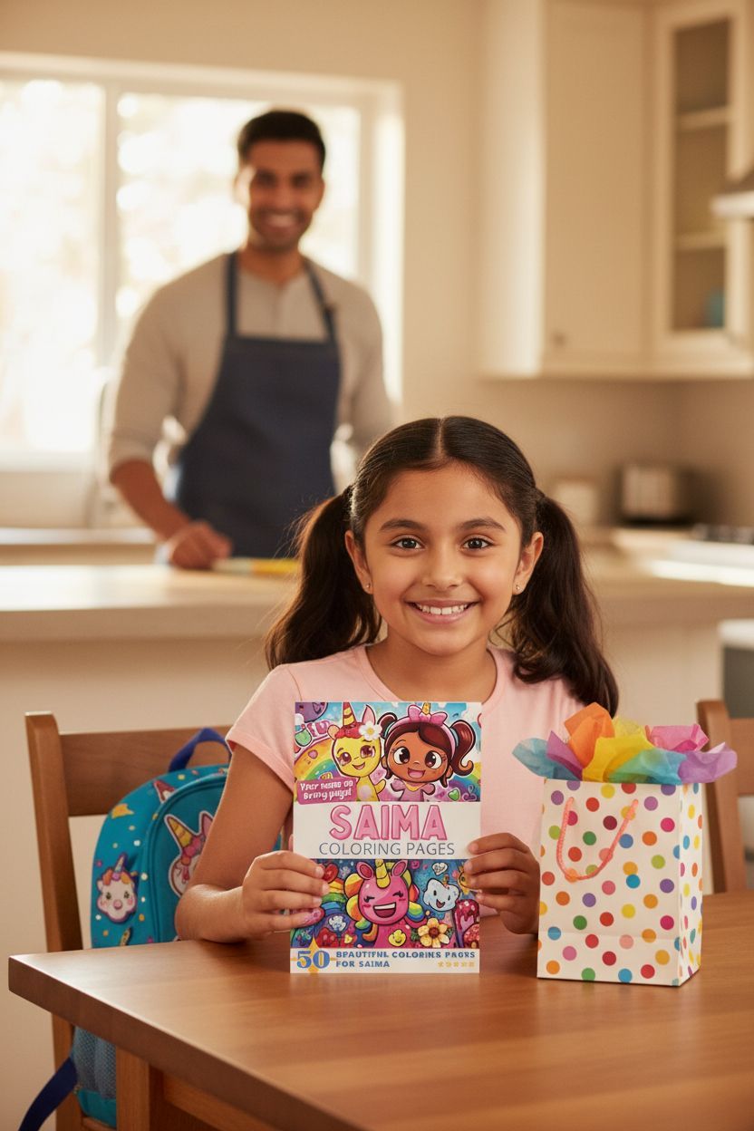 Saima coloring book in use