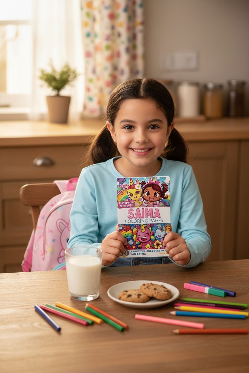 Saima personal coloring pages