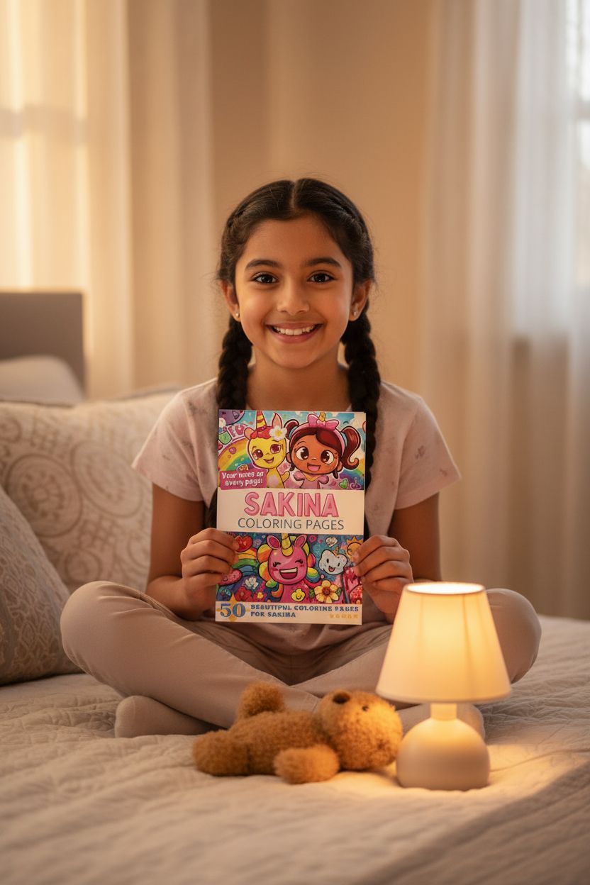 Sakina personal coloring pages