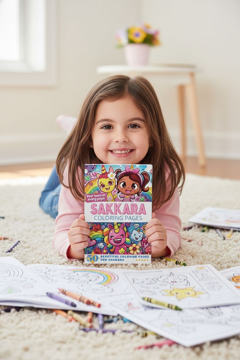 Sakkara personal coloring pages